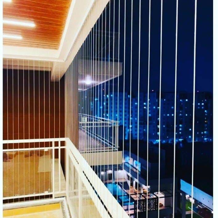 Invisible Safety Grill Installation for Balcony & Windows